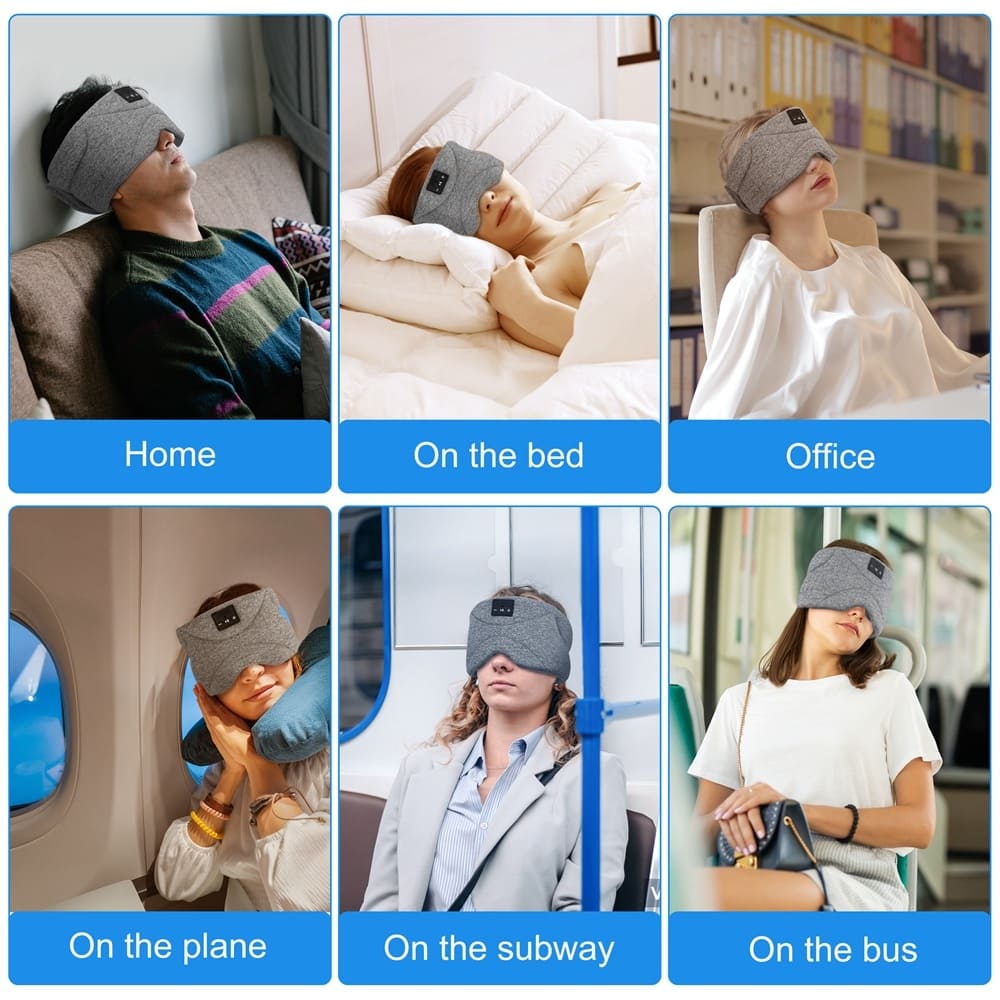 sovemaske med høyttalere for mobil smarttelefon sovemasker