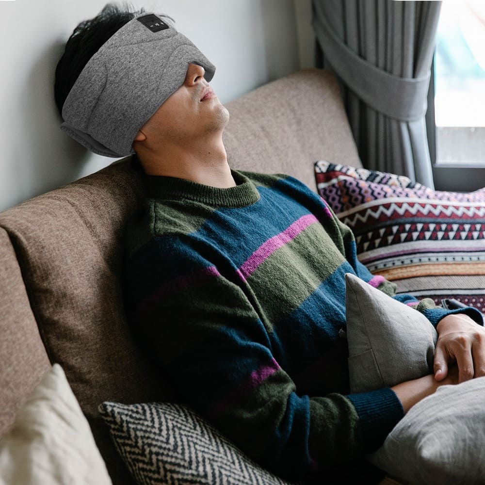 Sovende hodetelefoner øyemaske mot støy for kvalitetssøvn