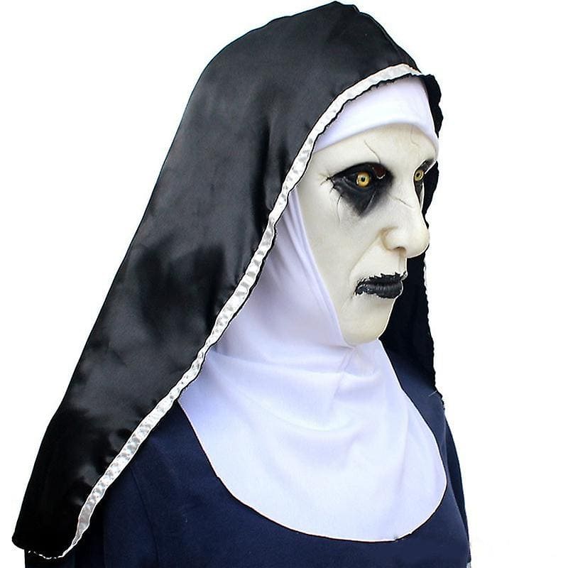 Skremmende horror nonne - Halloween maske for (barn) eller voksne