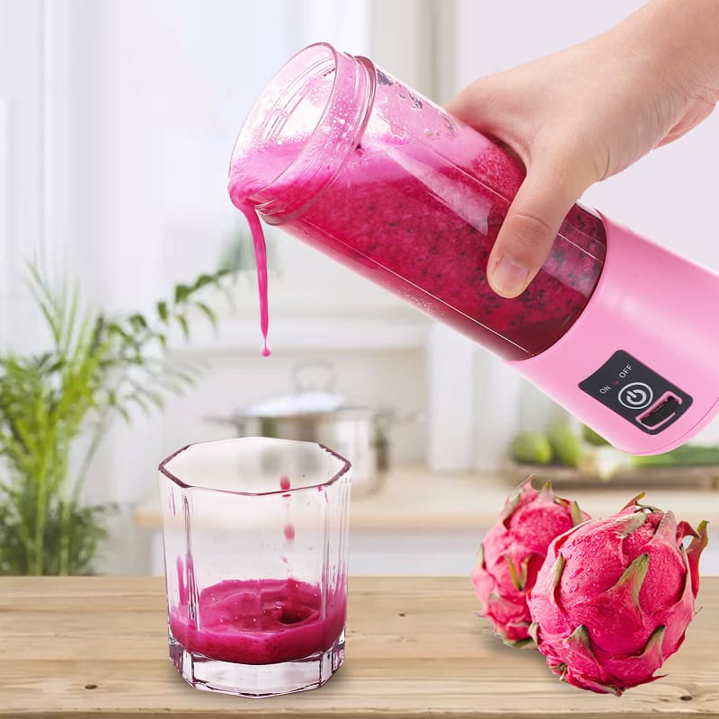 Smoothie reiseblender rosa for kvinner